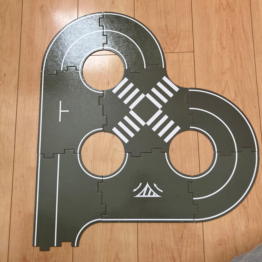 トミカタウン 洗車場 交番 駐車場 信号機×2 歩道橋 つながる道路