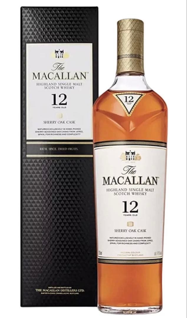 Macallan 12 Year シェリーオークカスク 700ml 新品未開封