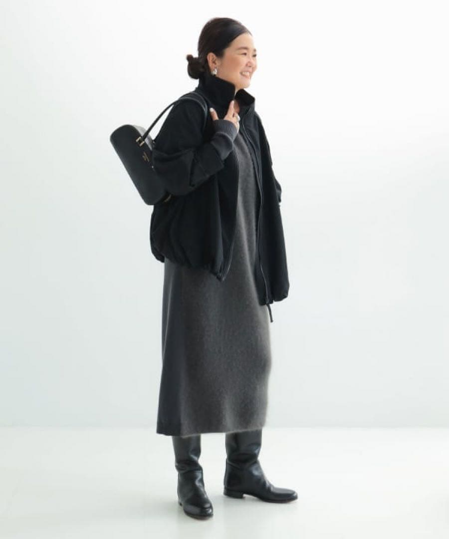 【美品】LEE × Demi-Luxe BEAMS オーバースタンドブルゾン.M