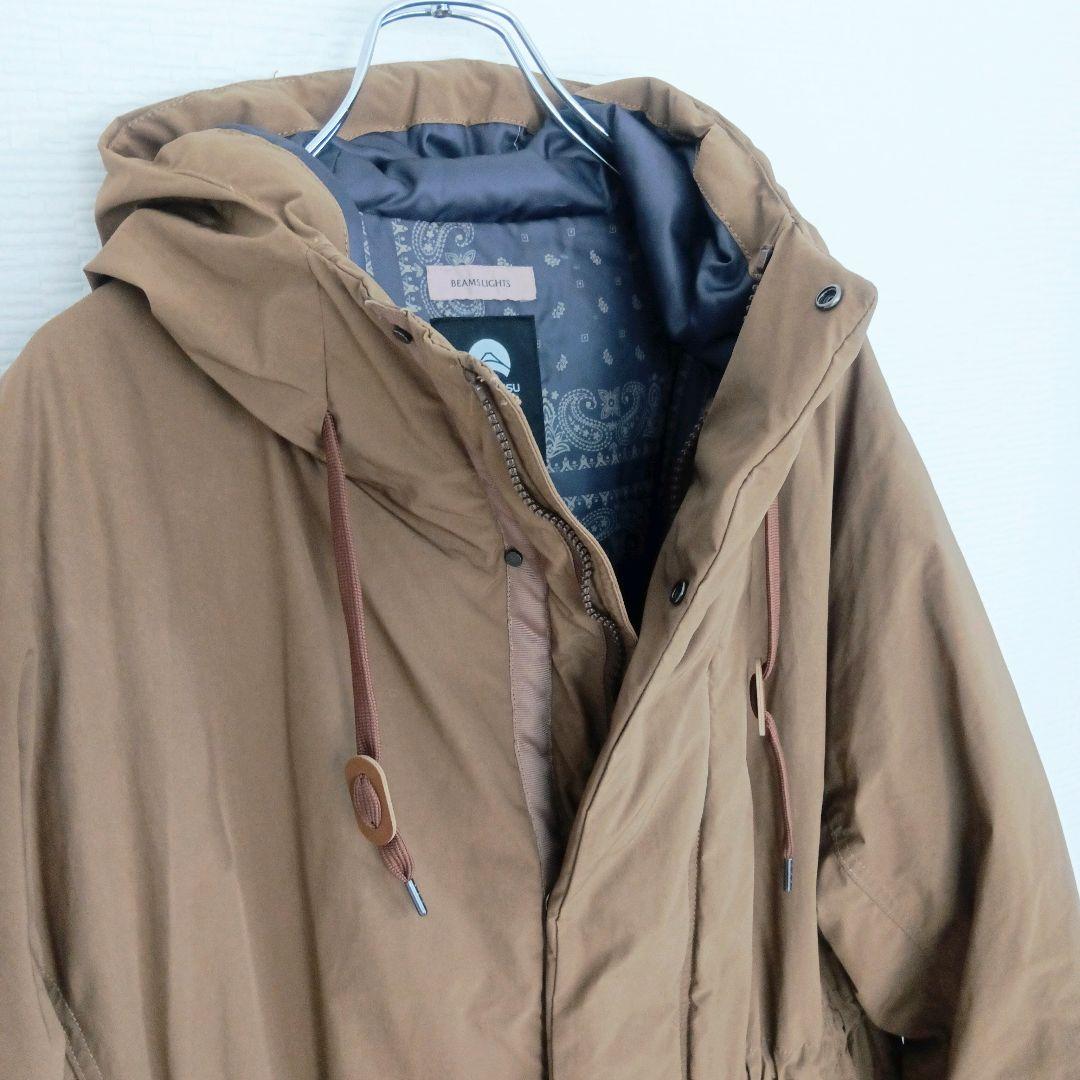 BEAMS LIGHTS / 小松マテーレ アライドダウン フーデッド コート