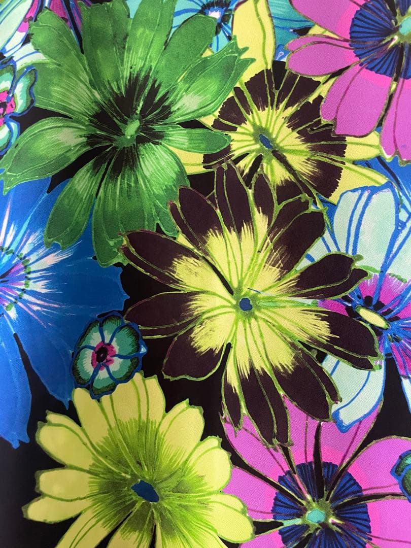 トクコプルミエヴォル花柄ビーズ装飾チュニックワンピース