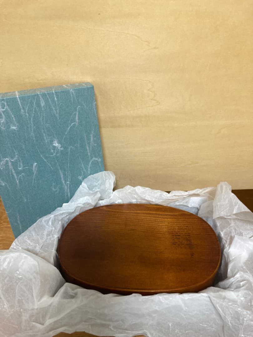 小坂屋漆器店 摺り漆 曲げわっぱ 弁当箱　楕円中