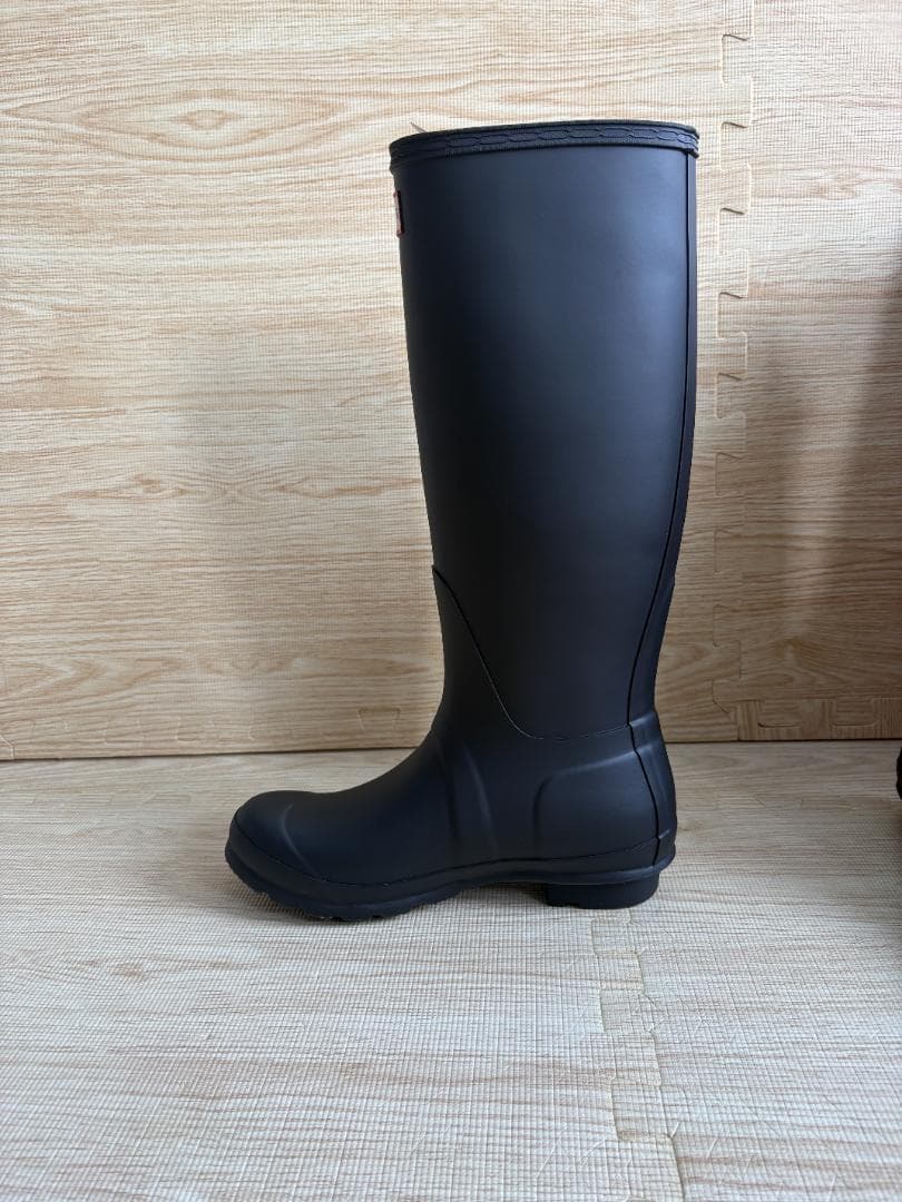 HUNTER ブラック ロングブーツ 24.0cm 試着のみの新品・未使用品
