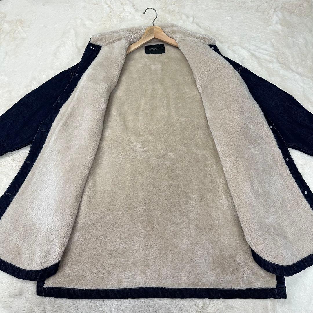 ✨美品✨完売サイズ サニークラウズ 裏ボアジージャンコート インディゴ 冬の相棒