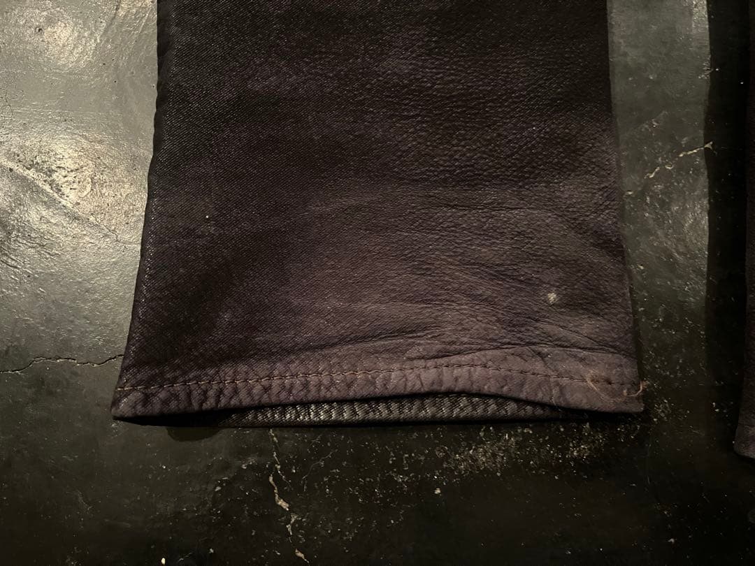 クシタニ　レザーパンツ　エクスプローラジーンズw28 レディース