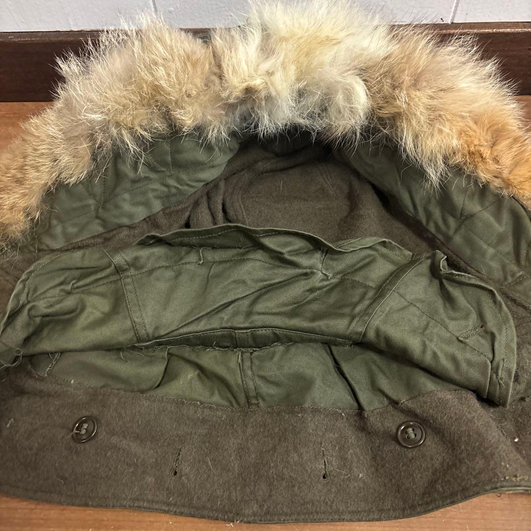 50s 初期型　米軍　実物　M51フード　M1951 PARKA コヨーテファ⑬