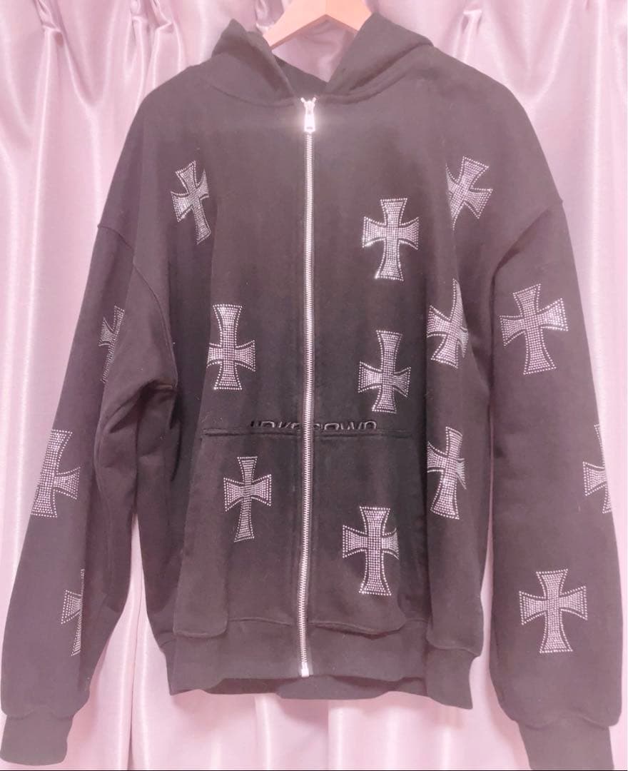 unknown♡ パーカー ブラック