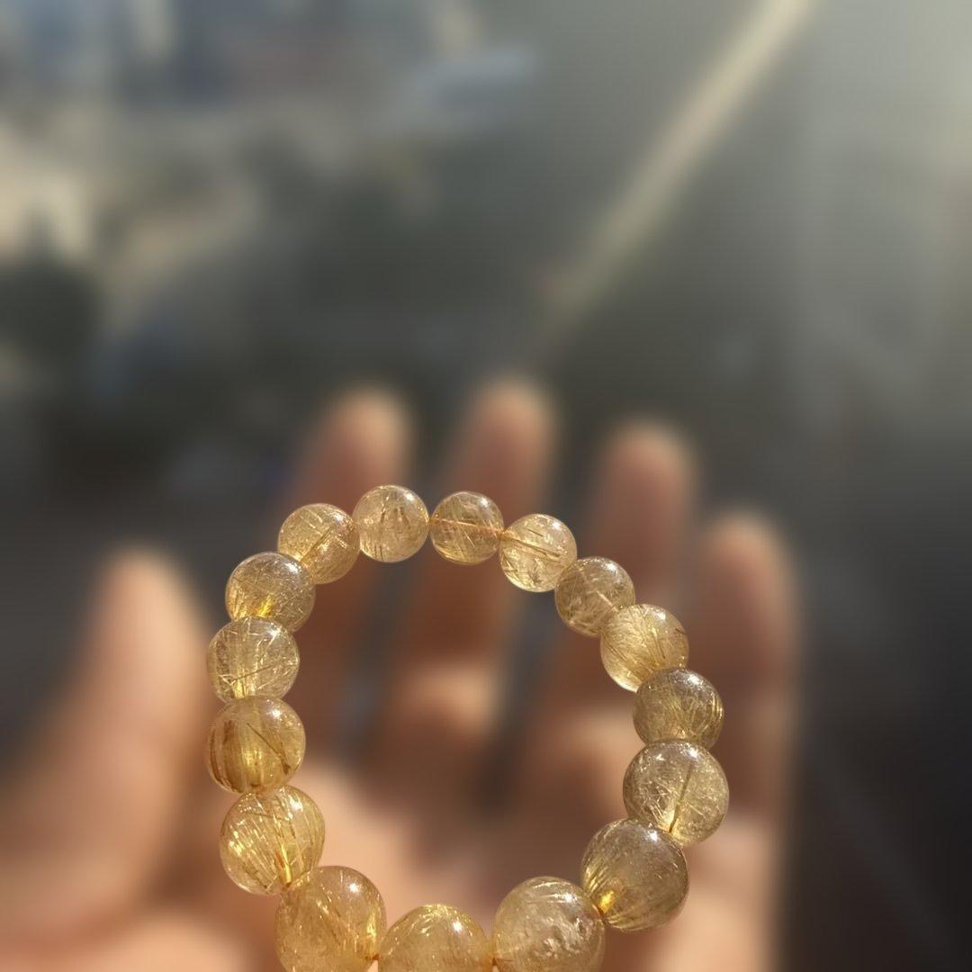 苑*様 ルチルクォーツ天然石ブレスレット