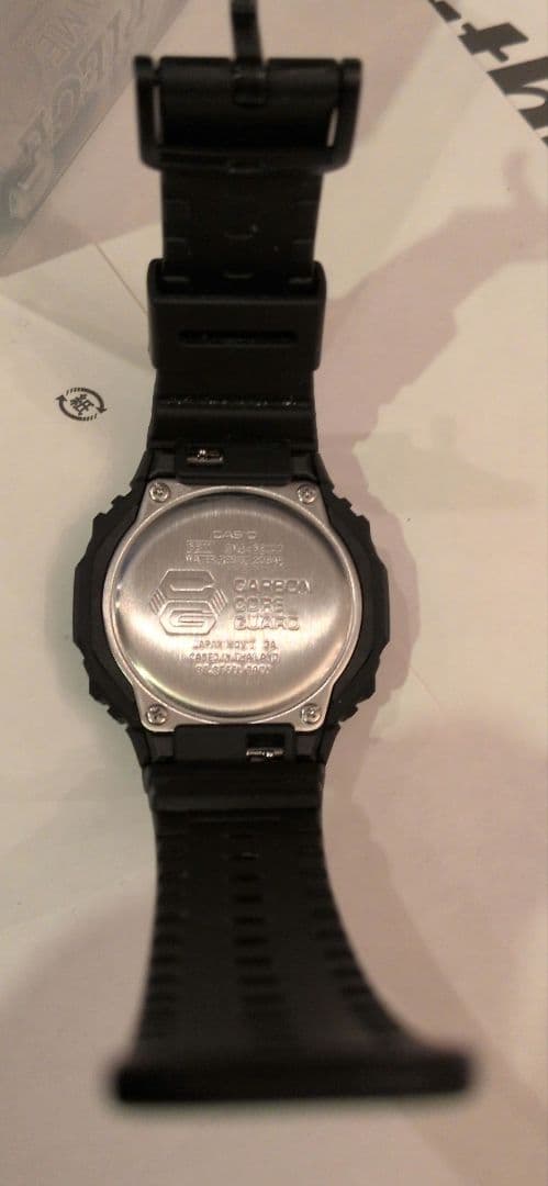 3個　①G-SHOCK DW-5600FF シルバーの出品 中箱、外箱、保証書