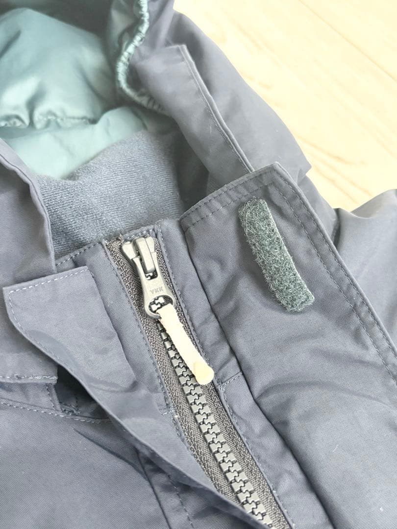 【ハイシーズン前にちょっとお値下げ】110大人気ノースフェイス子供スキーウェア紺