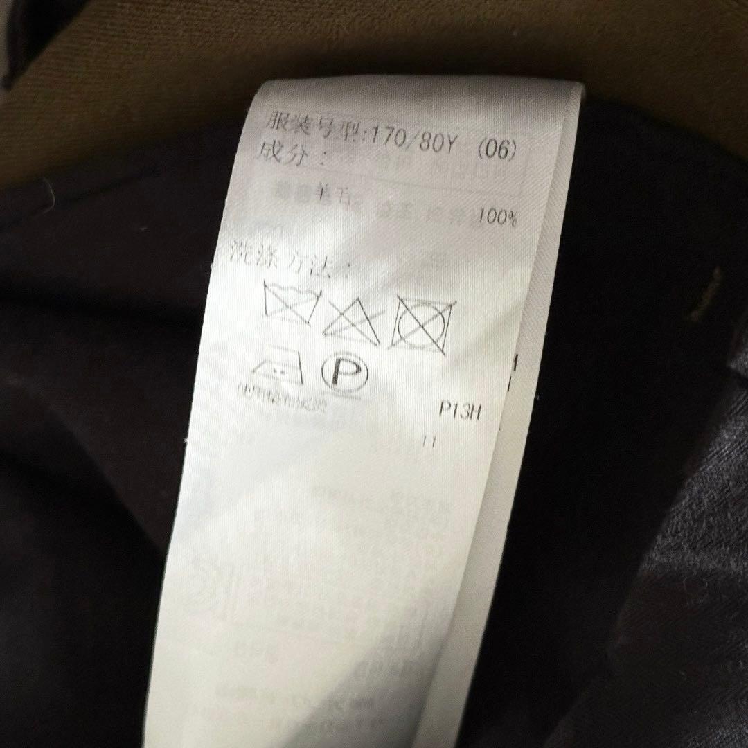 ATON BACK SATIN BASIC PANTS スラックス サイズL 6