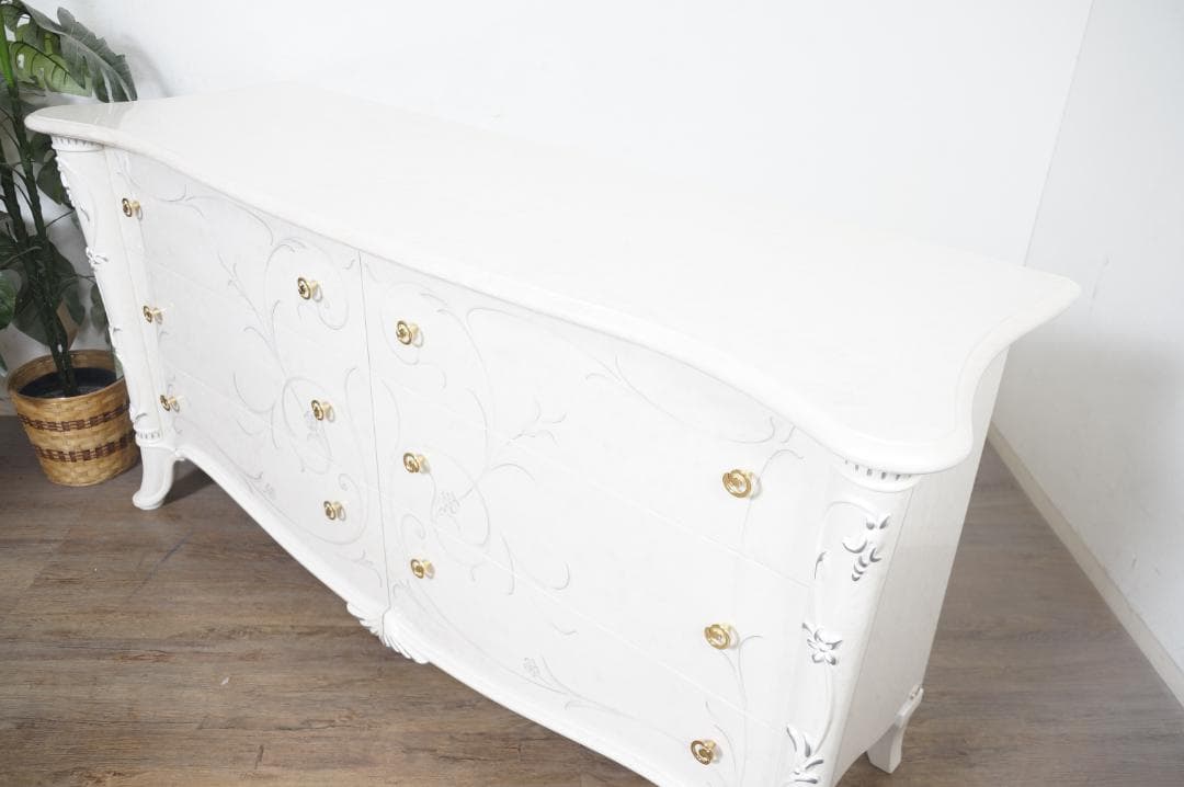 イタリア製 【新品】ジュリエッタ サルタレッリ 6Dチェスト　ホワイト