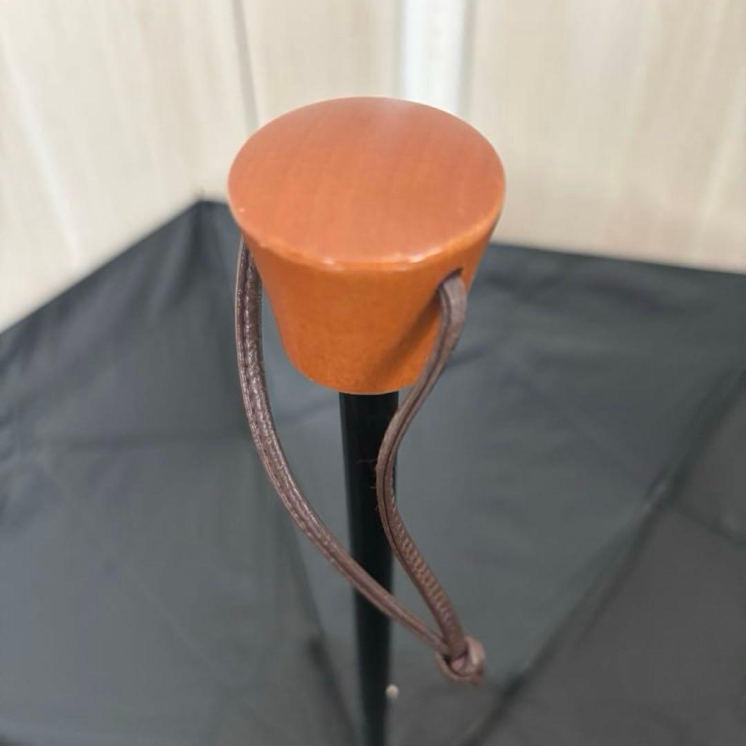 サンバリア100 折りたたみ日傘 3段折/白黒ストライプ