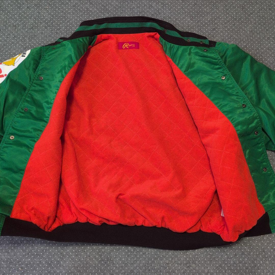 希少レア 福岡ダイエーホークス スタジャン 日本製 グリーン XL 美品