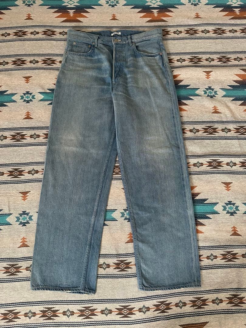 パンツ AURALEE SELVEDGE FADED HEAVY DENIM