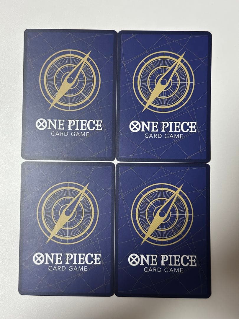 ワンピースカード　スパンダイン　パラレル　金枠　4枚