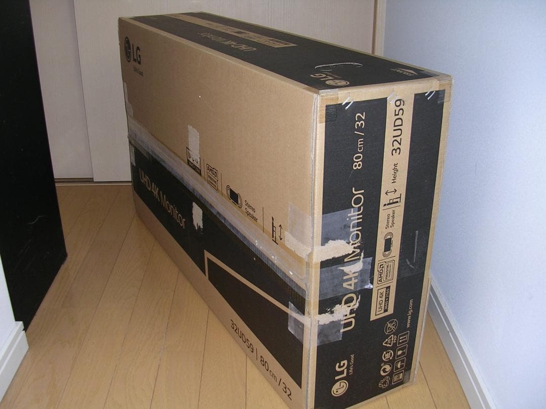 4Kモニター 31.5インチ LG 32UD59 ブラック