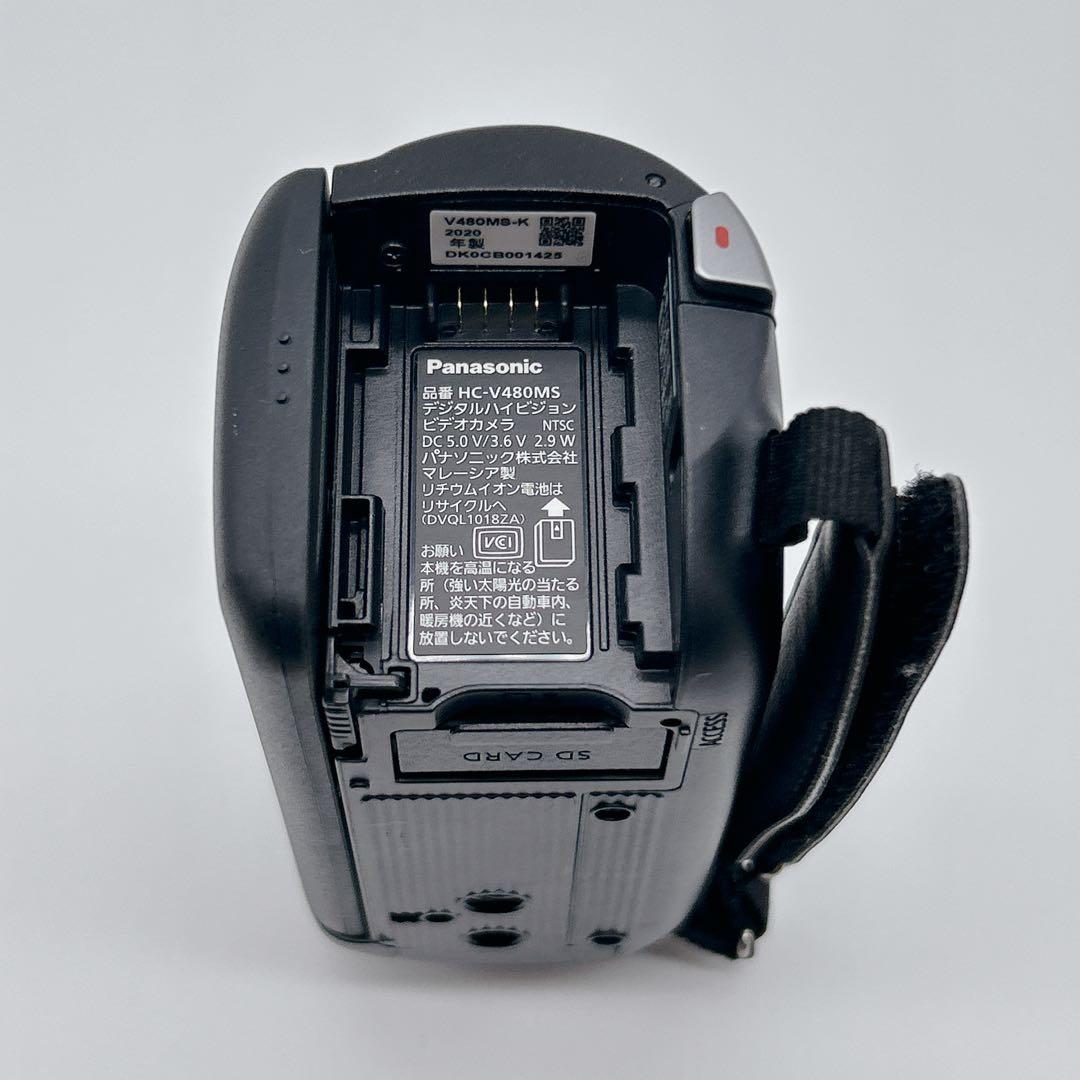 美品✨Panasonic HC-V480MS ブラック 付属品完備 2020年製