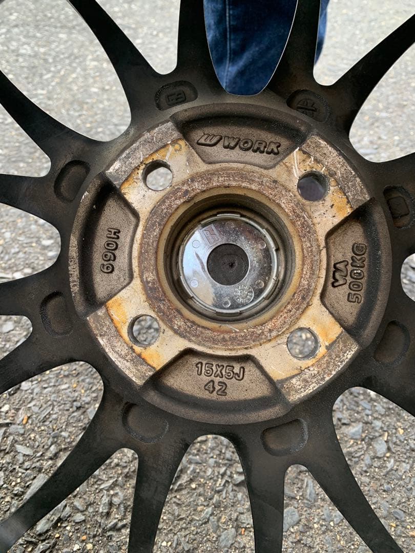 WORK STEEZ 15インチアルミホイール　165/50R15 ワーク