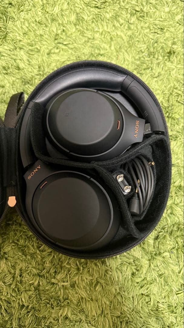 Sony WH-1000XM4 ワイヤレスヘッドホン ブラック ケース付き