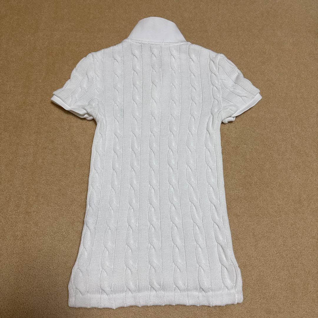 POLO ラルフローレン ケーブルニットコットンカーディガン ポロシャツ ポニー