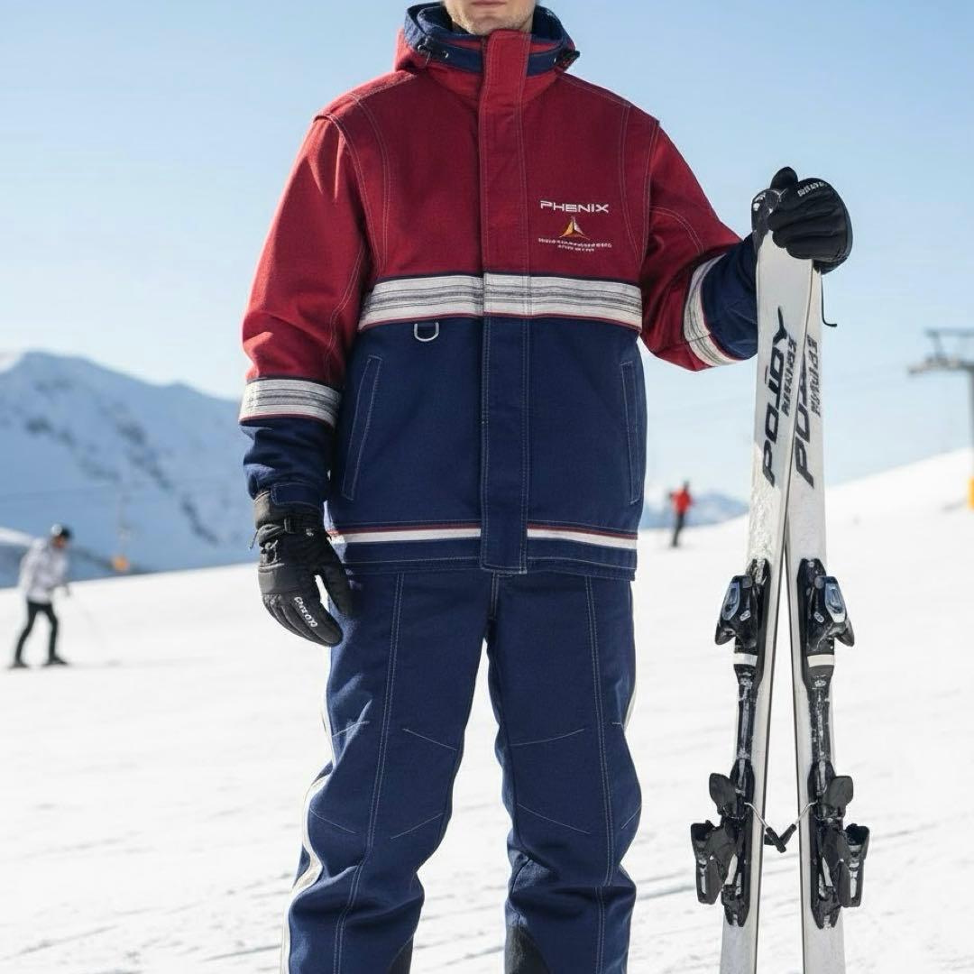 【Muuuu】 フェニックス スキーウェア 上下 セットアップ ネイビー