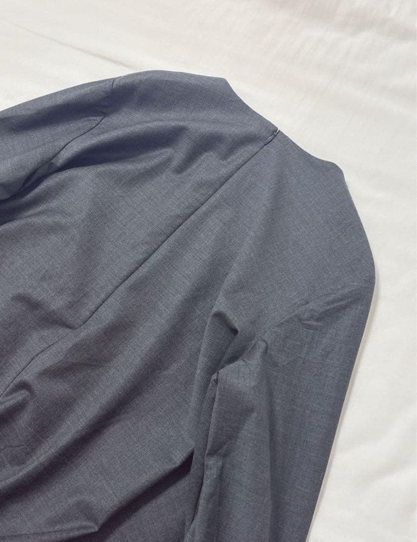 極美品✨【Ｒ by高橋リタ】ヘムライン バルーンヘム フレアブラウス