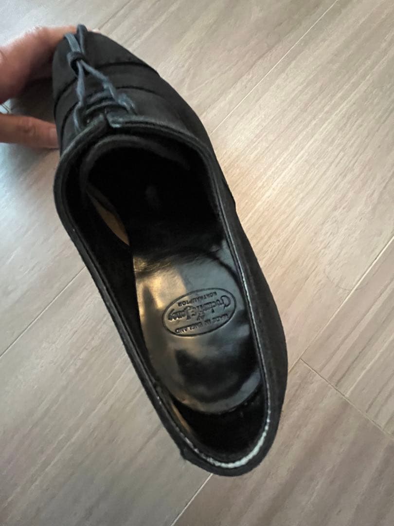 6Ｄクロケット＆ジョーンズ　BELGRAVE 黒スエード　ダイナイトソール