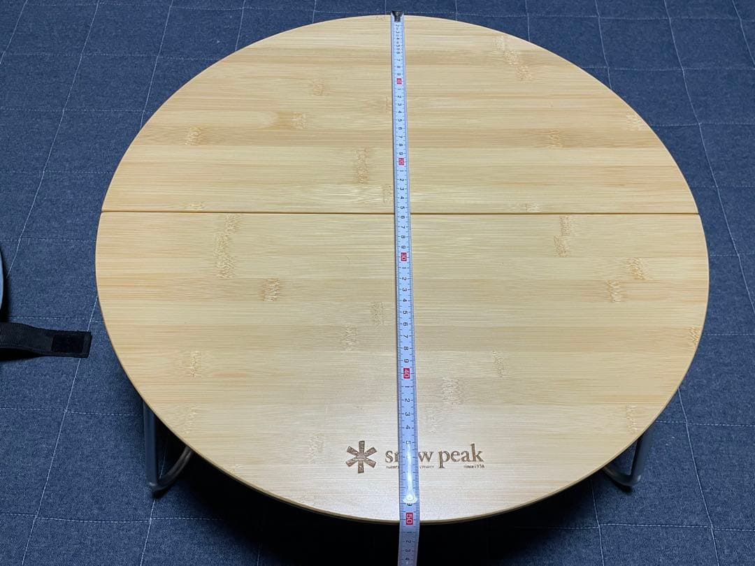 u*d様 廃盤美品！スノーピーク  peakワンアクションちゃぶ台竹 S