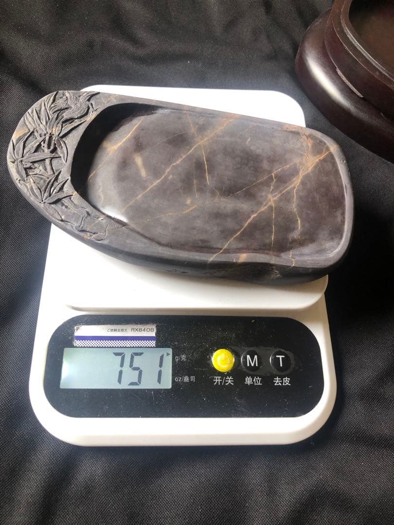 すずり 端溪硯 老坑水岩 大西洞 金綫 五彩釘 書道用品 端渓硯 文房四寶