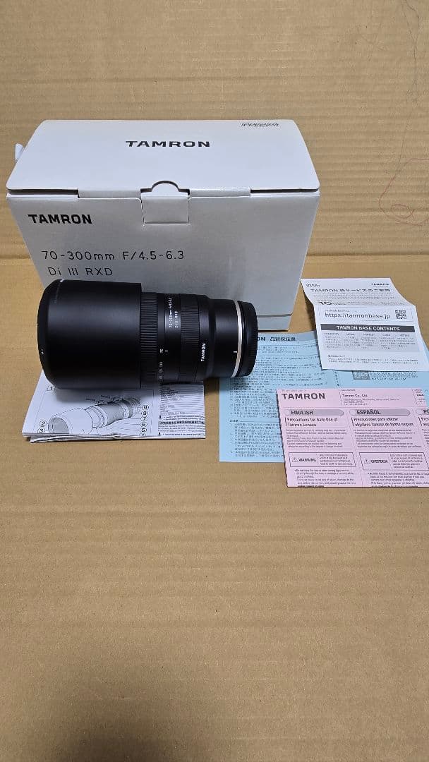 Ｚマウント用 タムロン70-300mm F/4.5-6.3 Di III 新品！