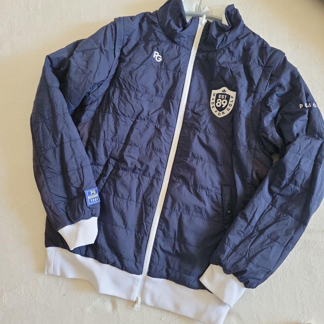 PEARLY GATES リバーシブル中、綿ジップブルゾン☆