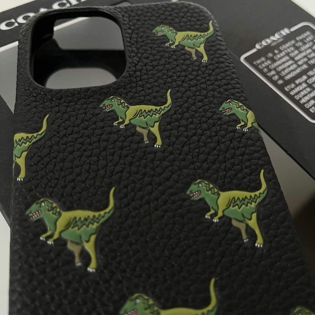 コーチ☆新品☆COACH レキシー iPhone16 ケース/レザー黒