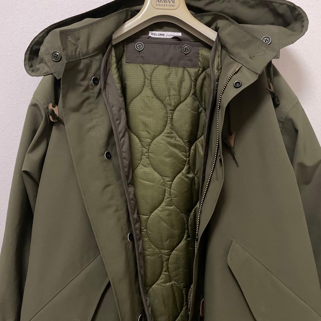 ジャーナルスタンダード＊カーキのライナー付きモッズコート