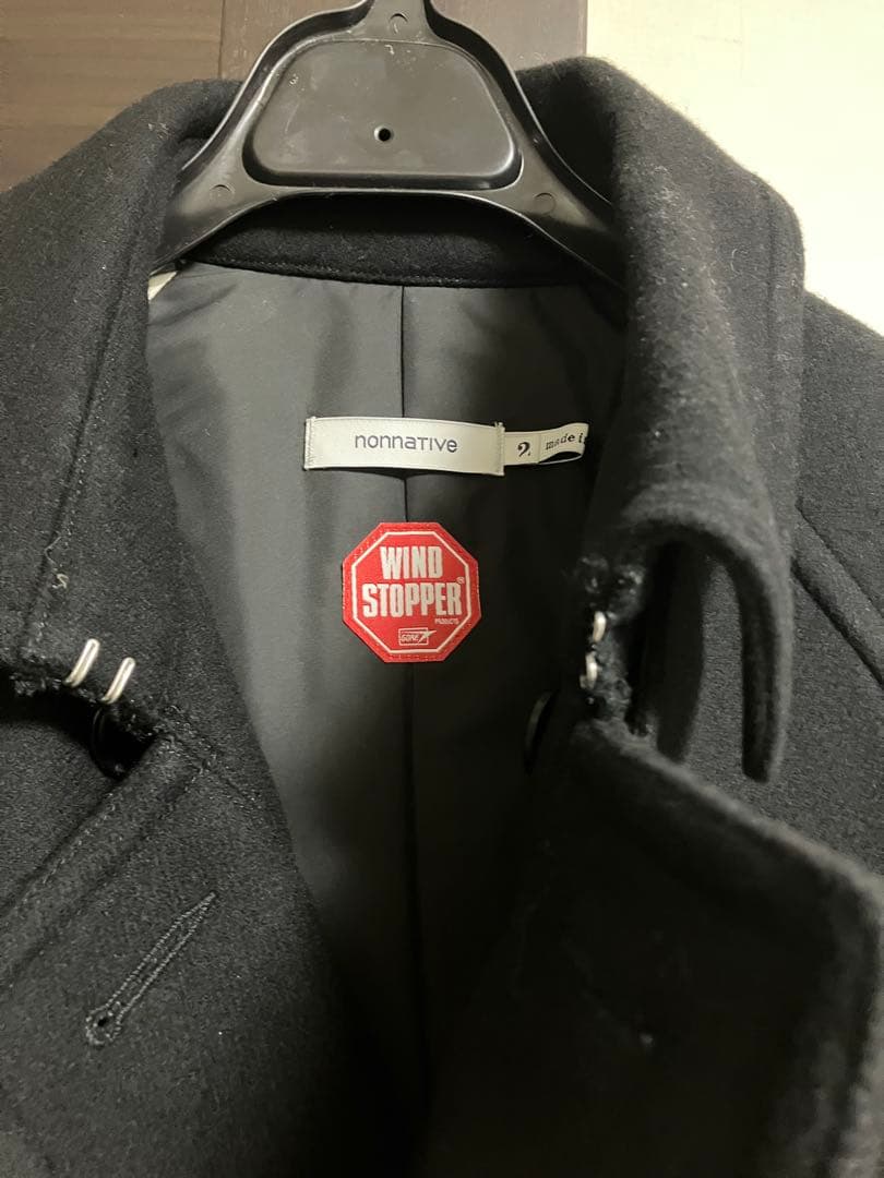 nonnative WIND STOPPER ブラック ピーコート