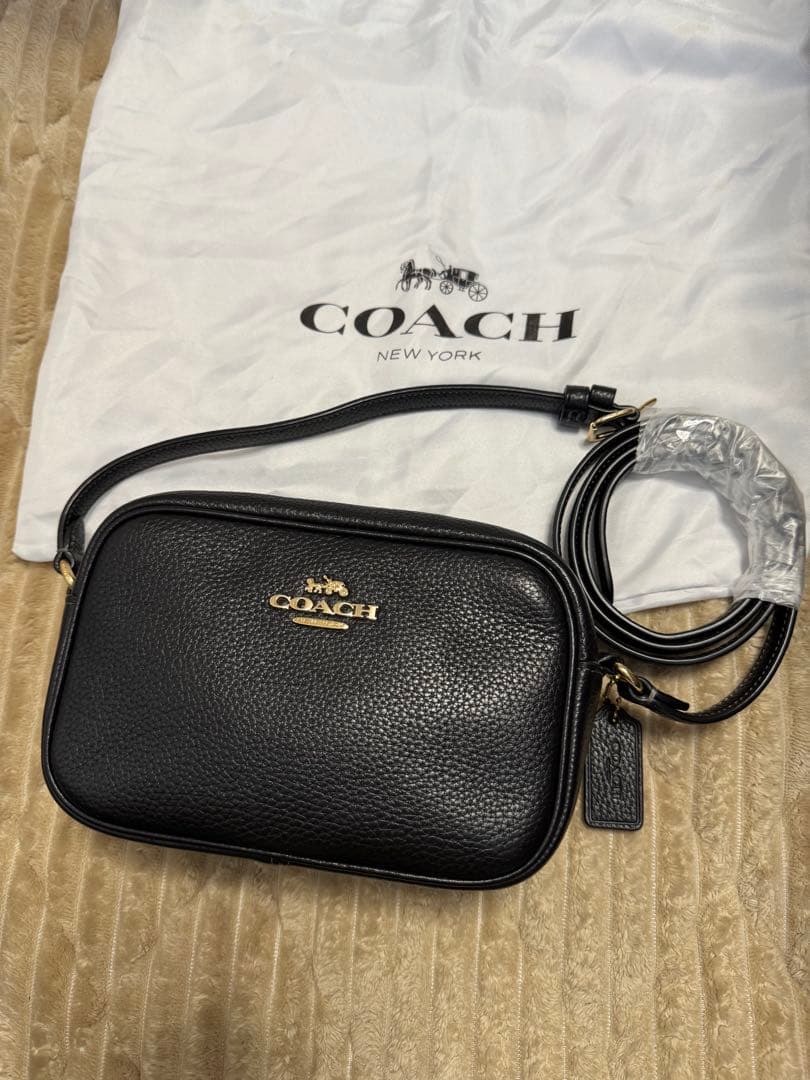 コーチ coachミニジェイミーカメラ バッグ ブラック