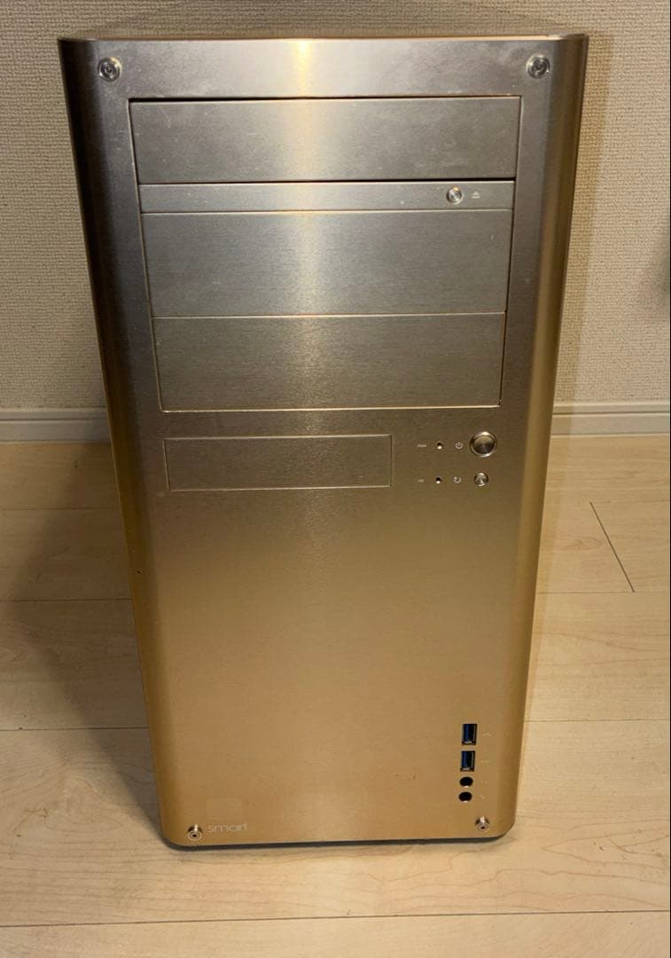 Abee PC ケース RS07 シャンパンゴールド