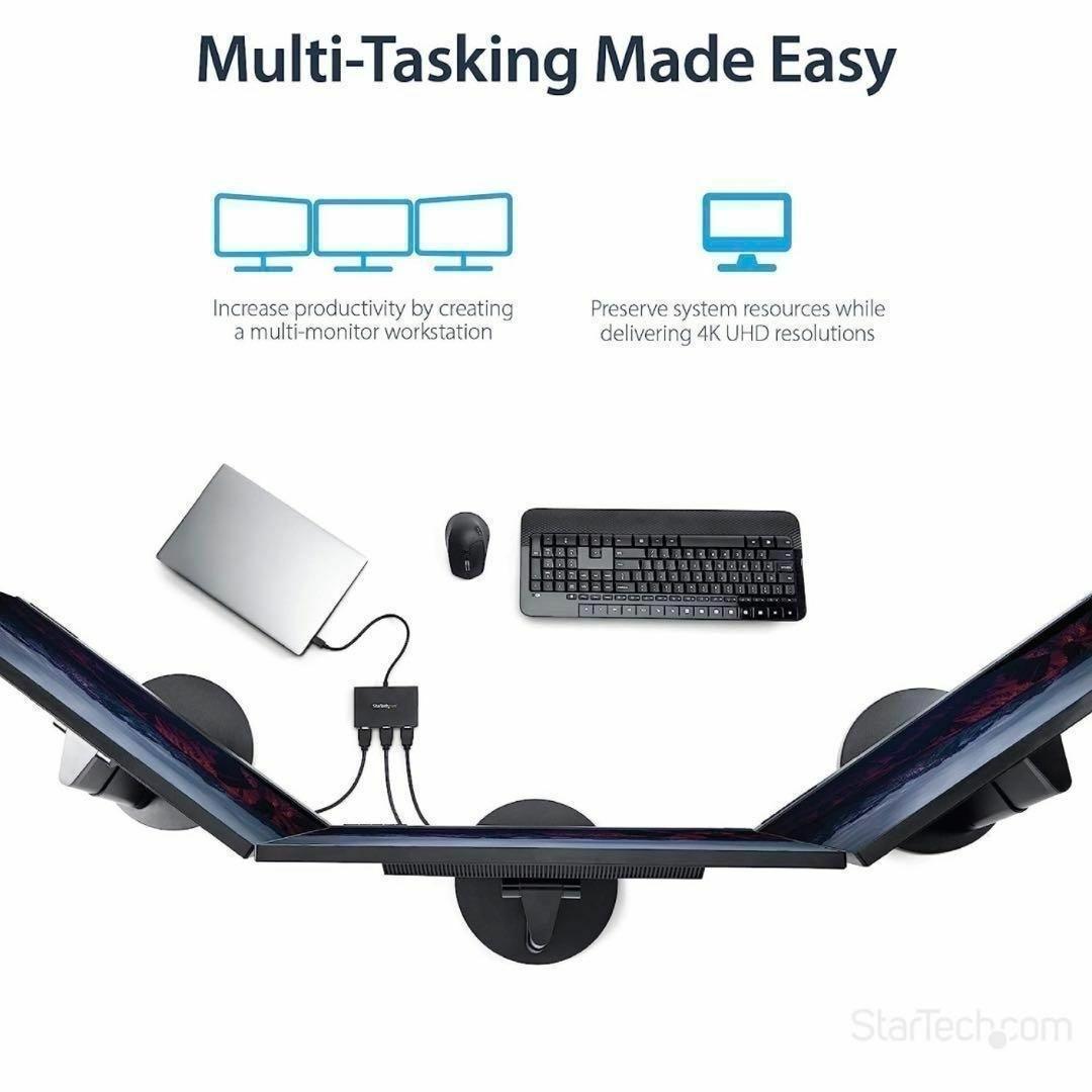 StarTech.com USB-C HDMI マルチモニター アダプター