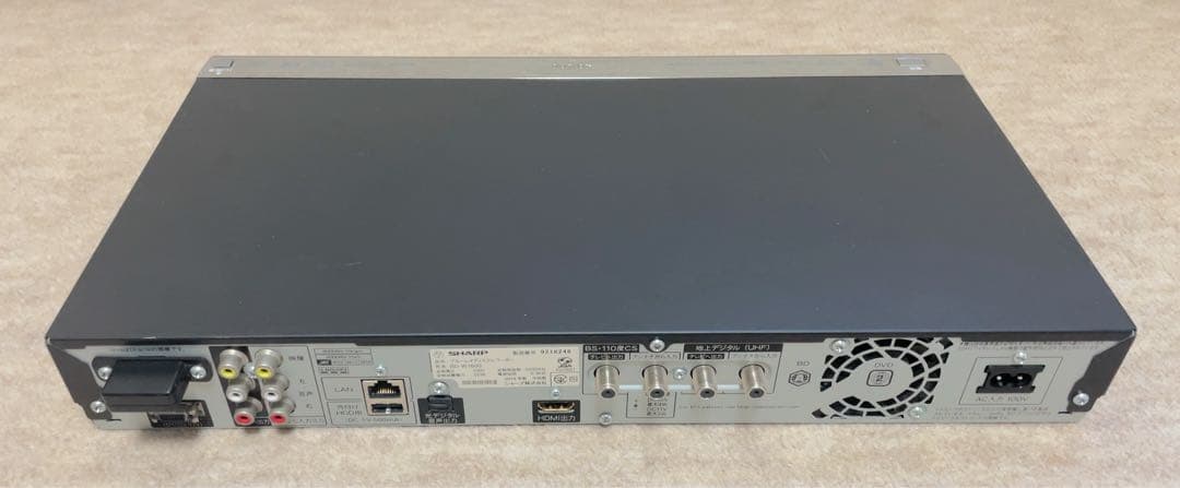 【manai♡】SHARP BD-W1600 ブルーレイレコーダー 1TB