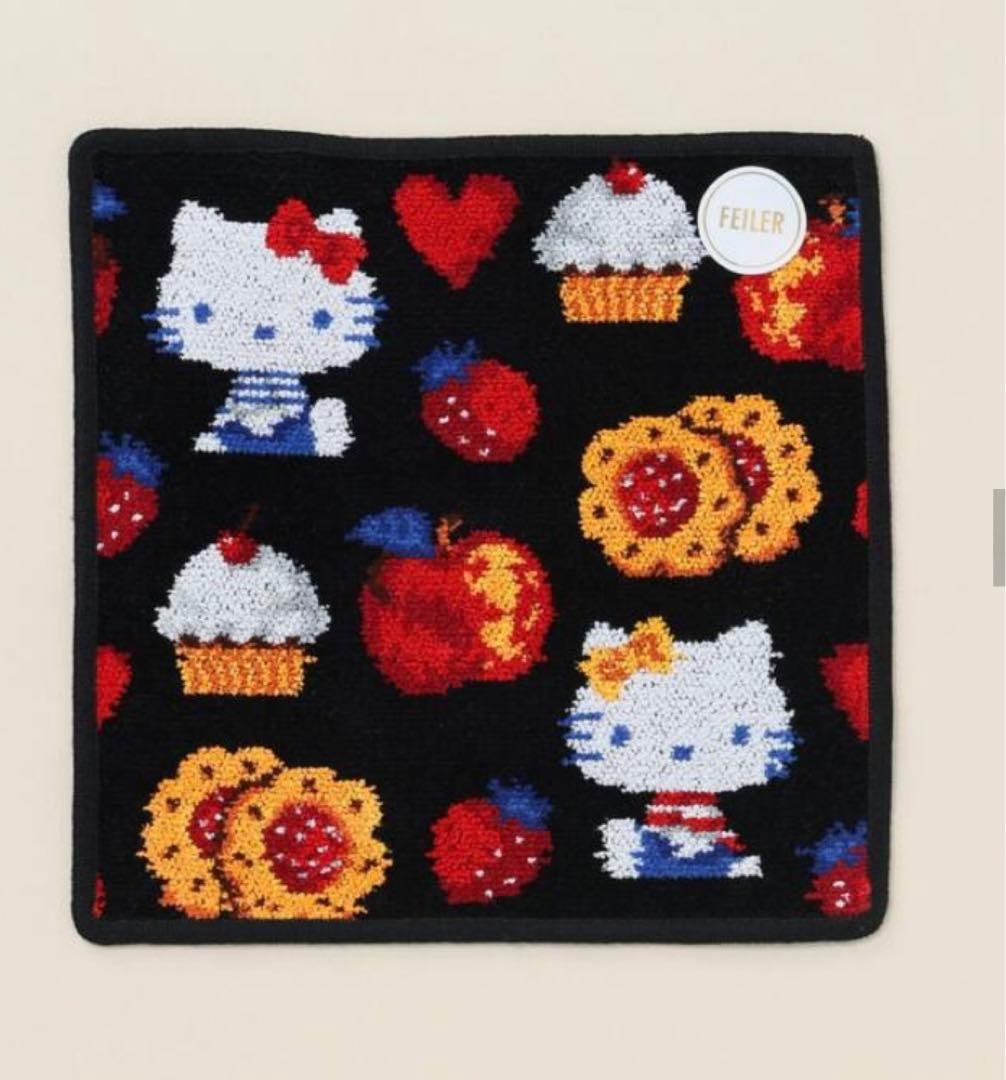 【3枚セット】KITTY x FEILER x IENA ENFANTハンカチ