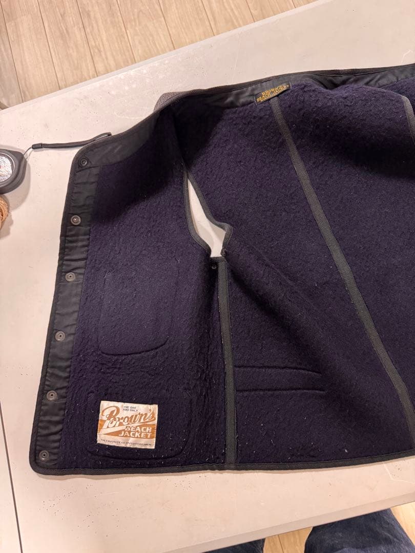 こ*う様 Brown's Beach Jacket ベスト サイズ38 ロストヒ