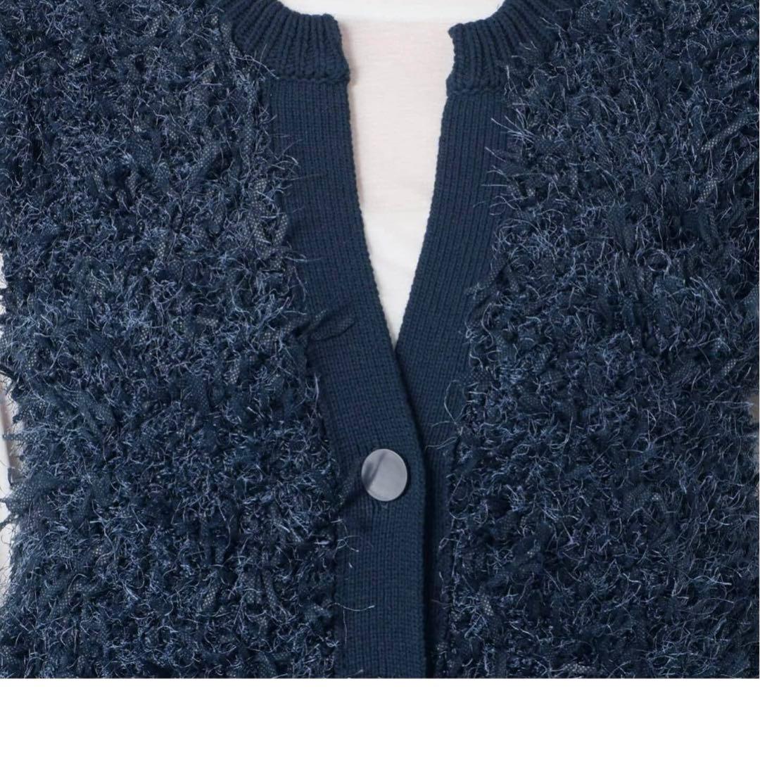 新品　LaTotalite フェザーベスト　フリー　ブルー今季完売