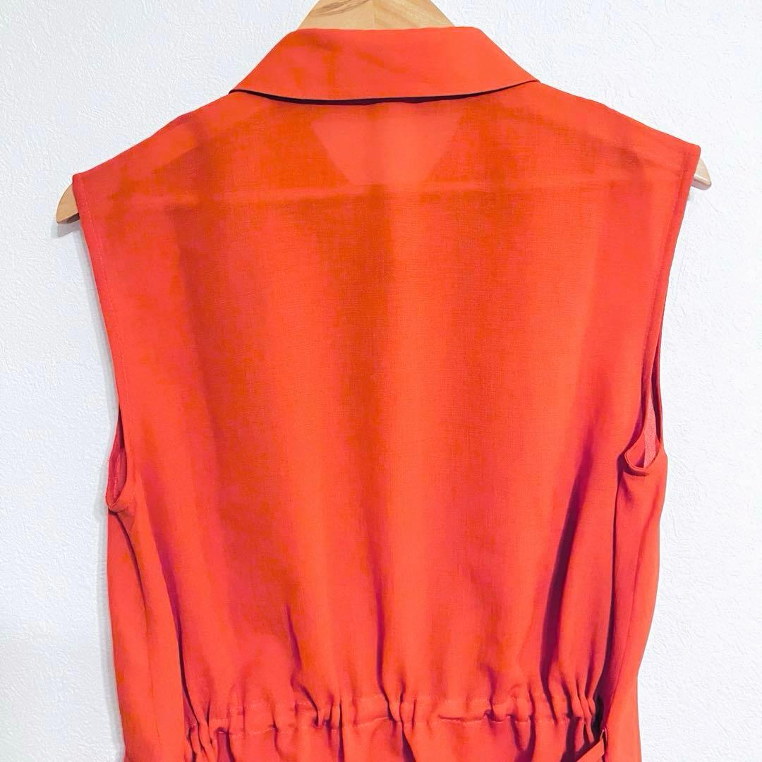 キャサリン様　美品ルネ Rene チュニックワンピース フリル パールボタン34