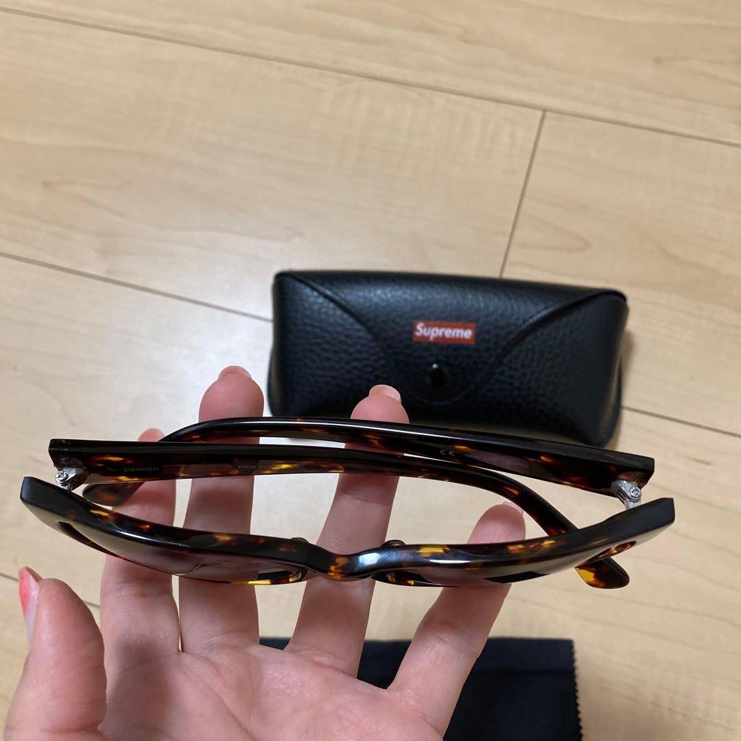希少‼️JAPAN製supremeサングラス　鼈甲　brownレンズ