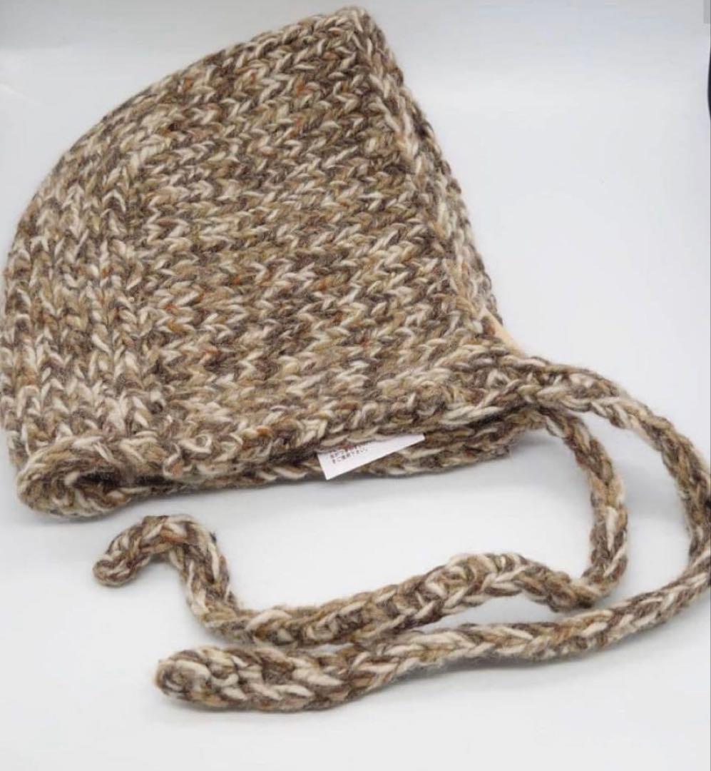 新品 ERiKOKATORi エリコカトリ　ニット帽　ボンネット ビーニー