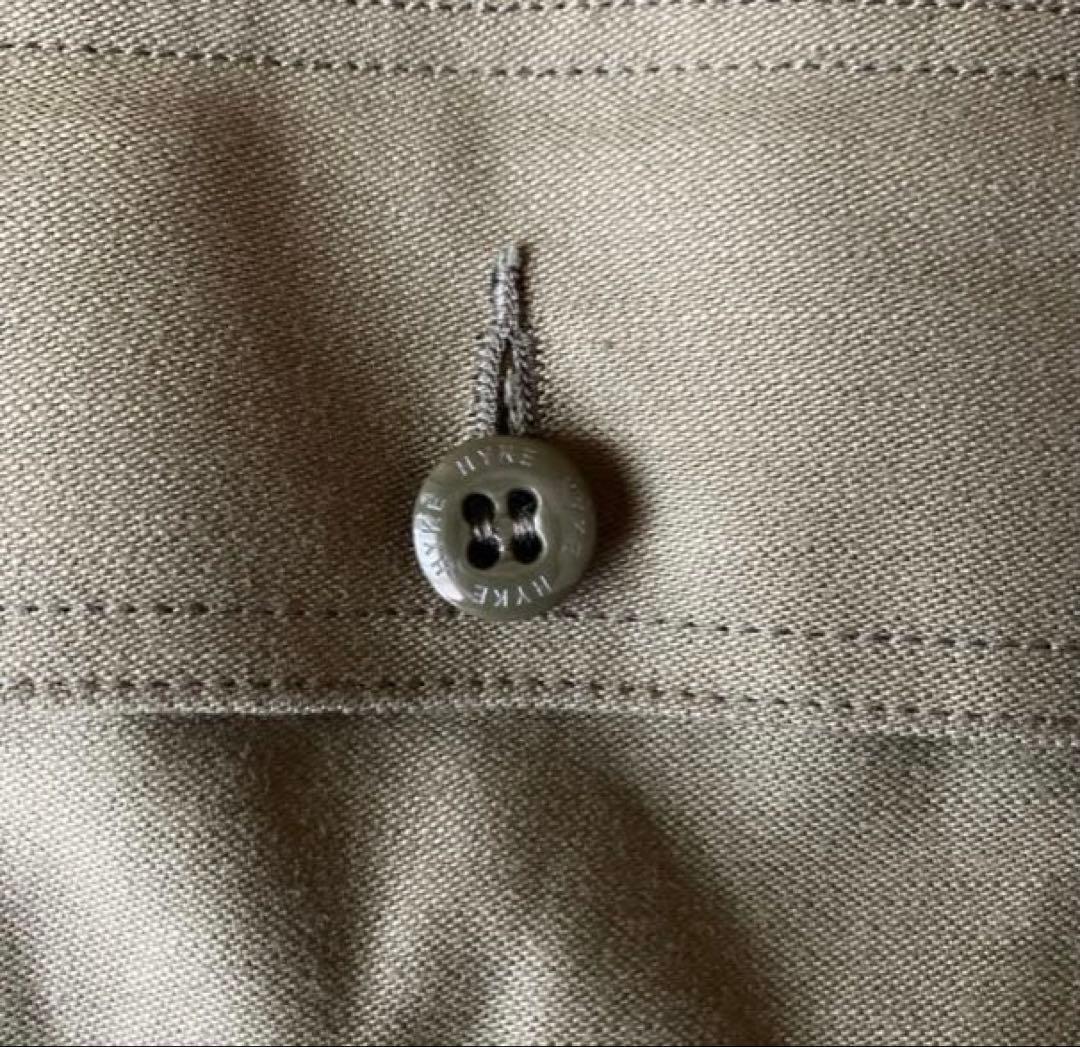 HYKE BACKSATIN BAKERPANTS サイズ：XL