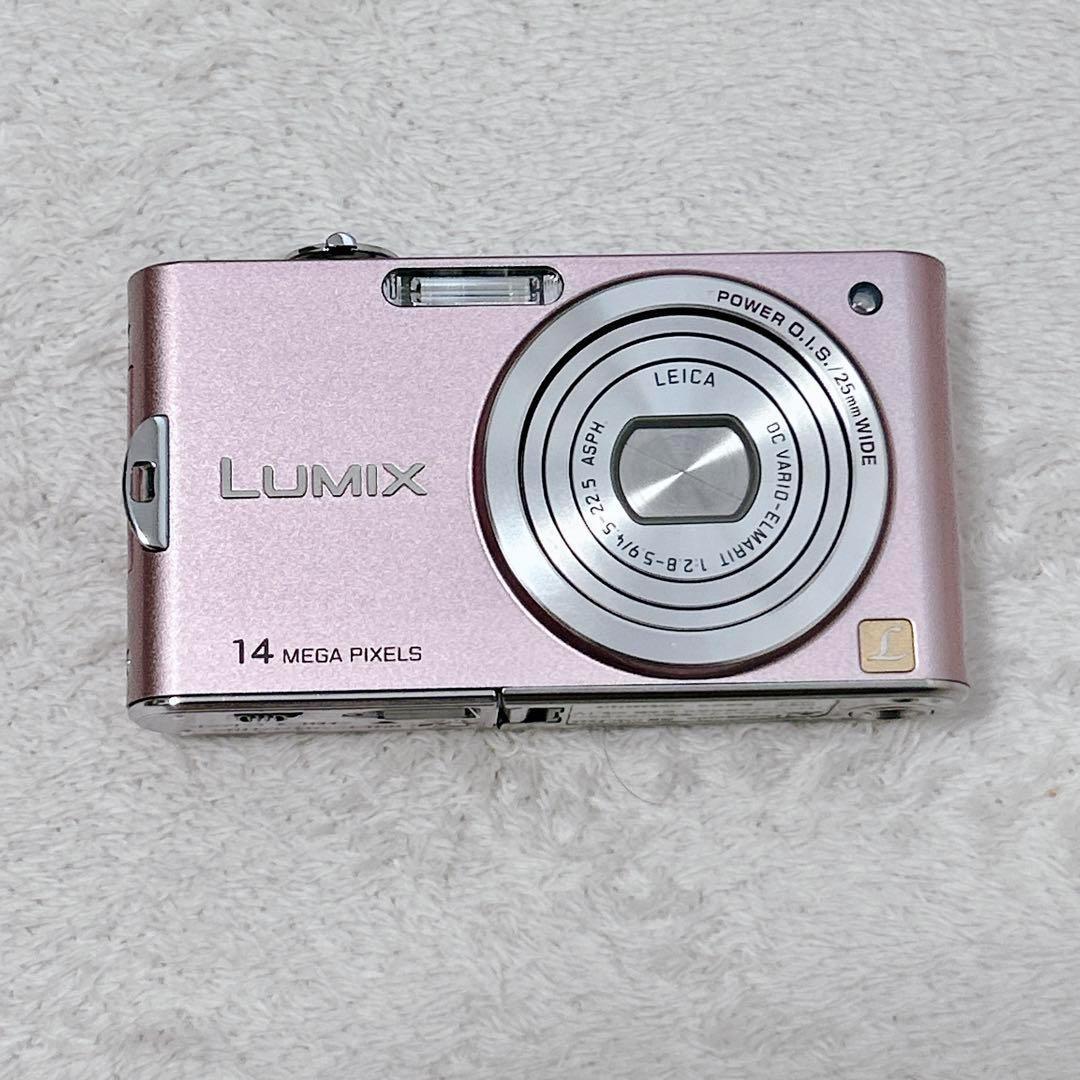 美品 Panasonic DMC-FX66 ピンク 14MP 箱付き 充電器