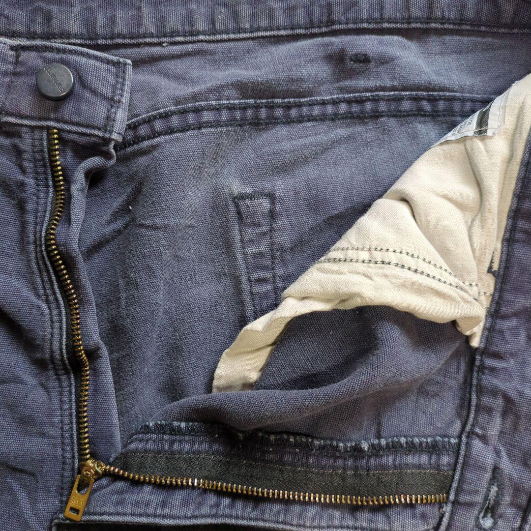 Carhartt FRワークパンツ グッドフェード 茄子紺 W40