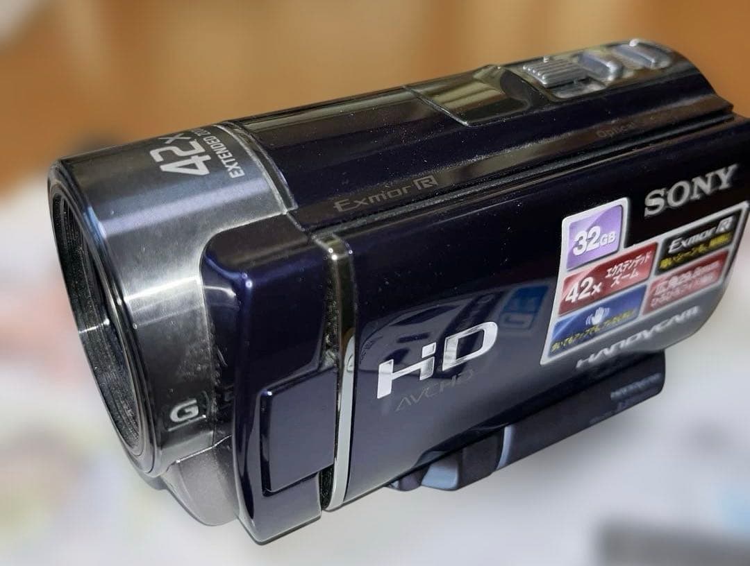 SONY HDR-CX180 ビデオカメラ ブルー 本体