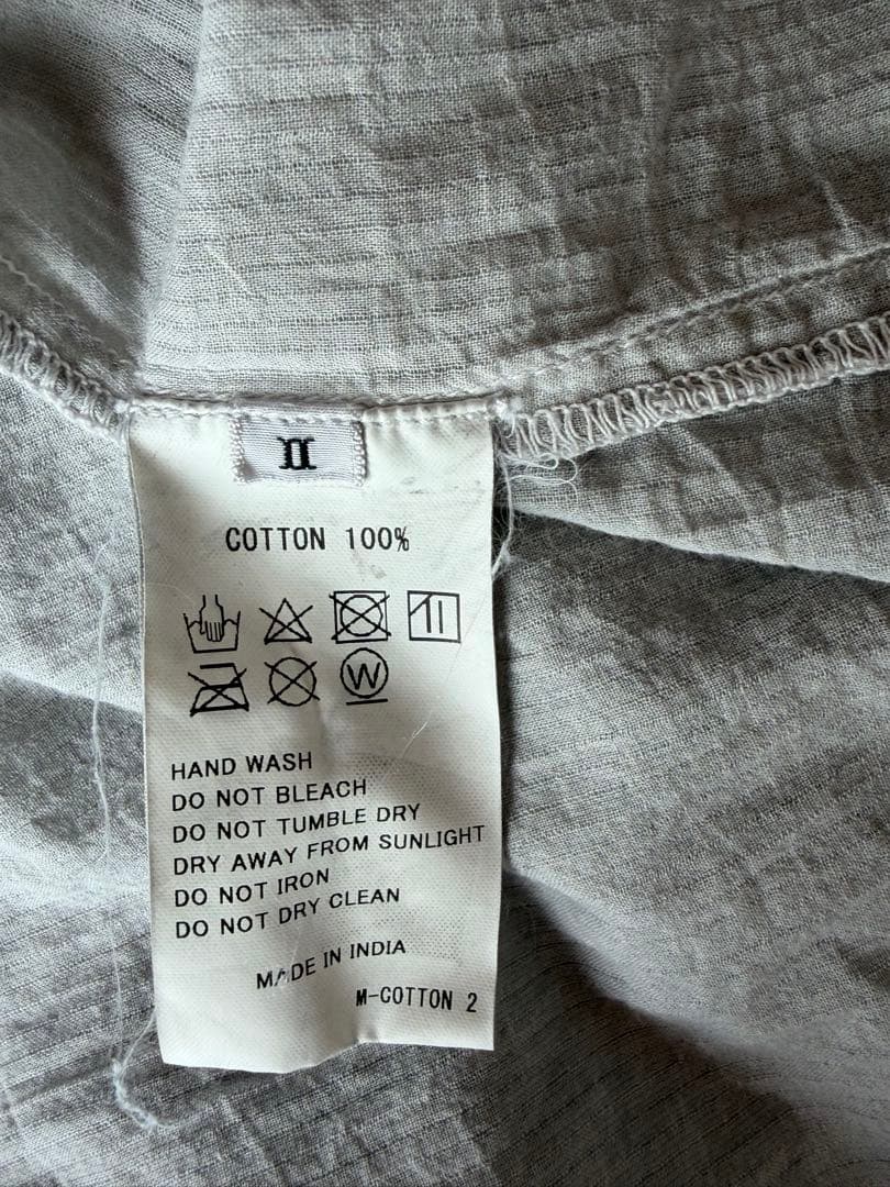 メゾンドソイル maison de soilピンタックコットンワンピース